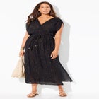 Surplice Maxi Cover Up Dress image number null