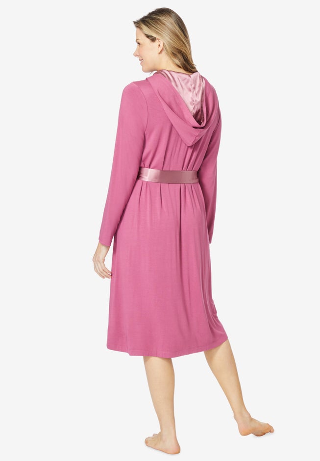 Robe With Satin Hood image number null