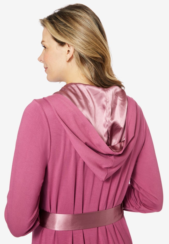 Robe With Satin Hood image number null