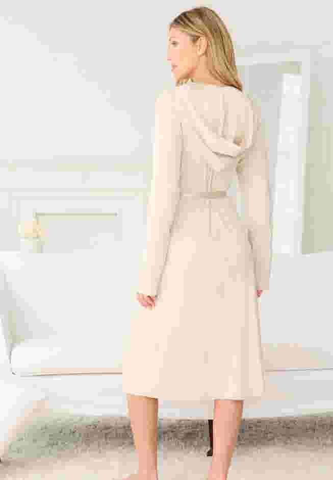 Robe With Satin Hood image number 5