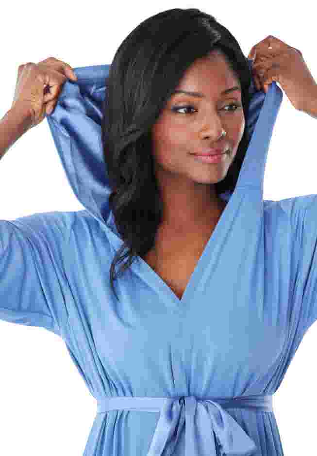 Robe With Satin Hood image number 6