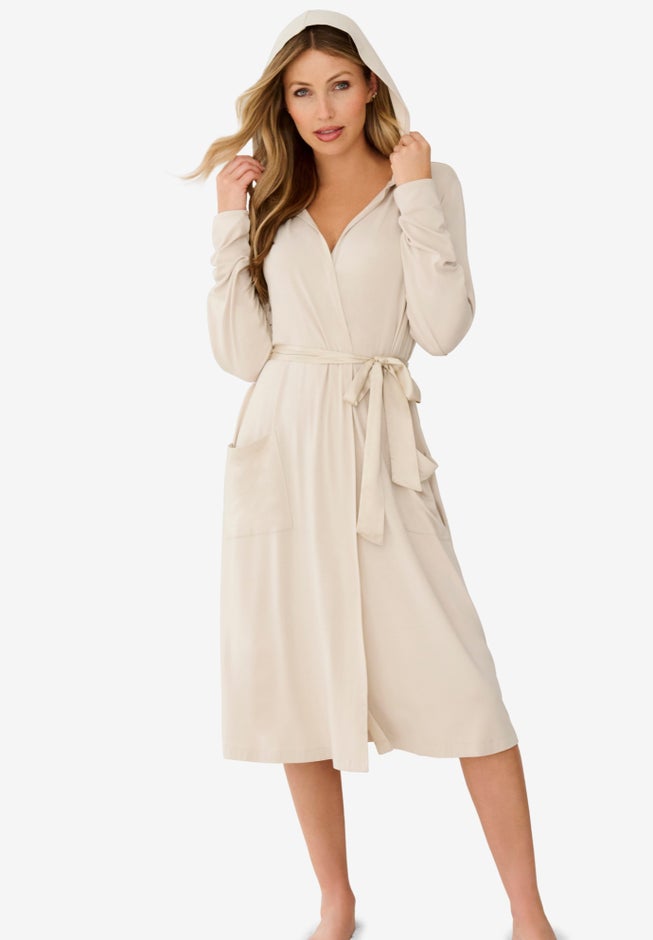 Robe With Satin Hood image number null