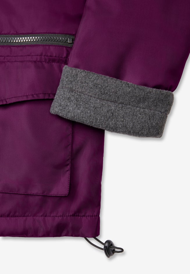 Plus Size Hooded Nylon Jacket image number 7