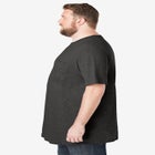 Shrink-Less™ Lightweight Longer-Length Crewneck Pocket T-Shirt image number null