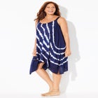 Tie-Dye Flare Cover Up Dress image number null