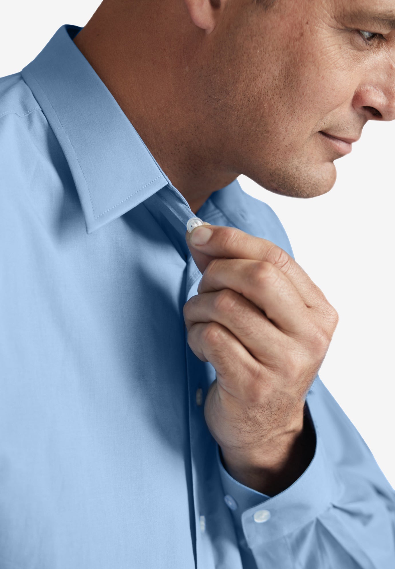 Wrinkle-Free Button-Down Collar Dress Shirt image number 3