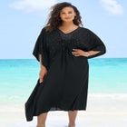 Ruched Caftan Cover Up image number 0