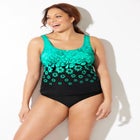 Chlorine Resistant Classic Tankini Top image number null