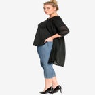 Mid-Rise Stretch Capri Jegging image number null