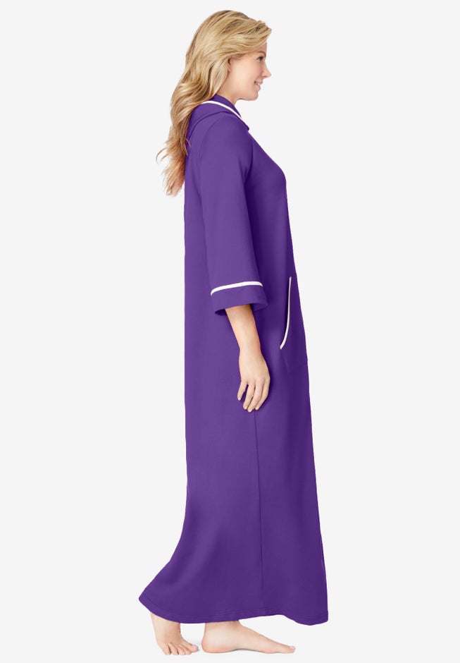 Long French Terry Robe image number 2