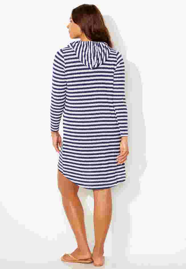 Hi-Low Knit Tunic Hoodie image number 1