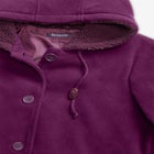 Plus Size Hooded Sherpa Fleece Coat image number null