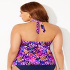 Braid Trim Halter Tankini Top image number null