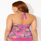 Braid Trim Halter Tankini Top image number null