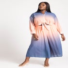 Ombre Button Front Cover Up Top image number null