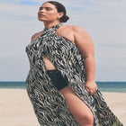 Cross Neck Cover Up Tunic image number null