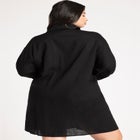 Tie Front Dolman Cover Up Tunic image number null