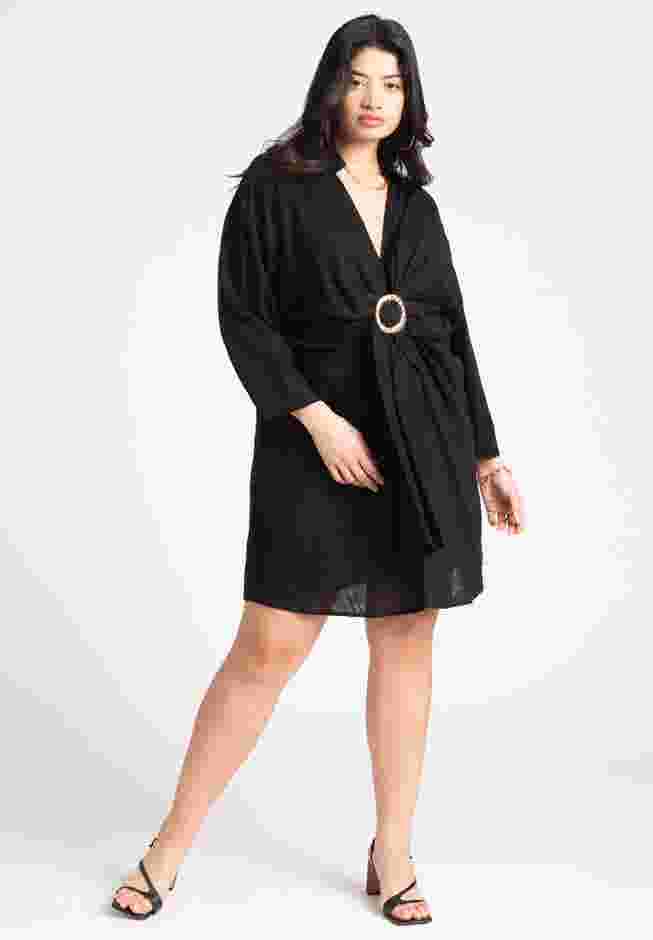 Tie Front Dolman Cover Up Tunic image number 0