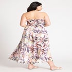Strapless Cover Up Maxi Dress image number null