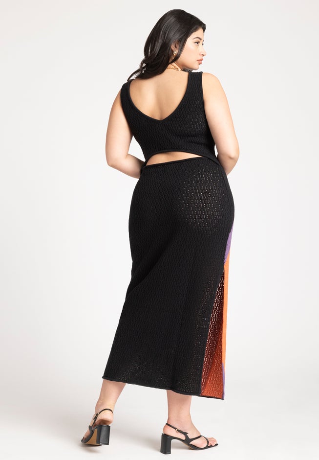 Everyday Crochet Knit Sleeveless Cover Up Midi Dress, Cali Swirl | Swimsuits For All Everyday Crochet Knit Sleeveless Cover Up Midi Dress, Cali Swirl | Swimsuits For All