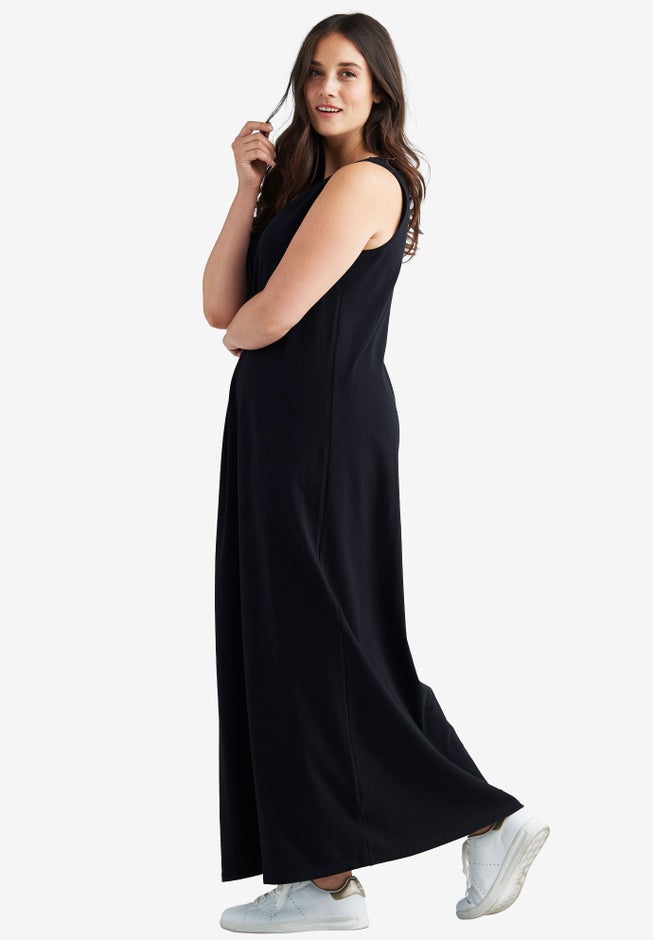 Sleeveless Knit Maxi Dress image number 1