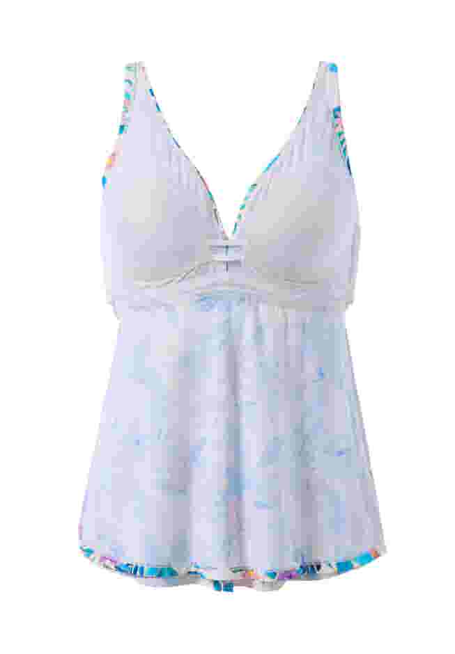 V-Neck Twist Tankini Top image number 4