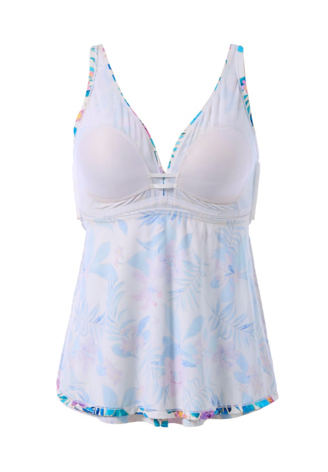 V-Neck Twist Tankini Top image number 4