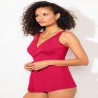 V-Neck Twist Tankini Top image number null