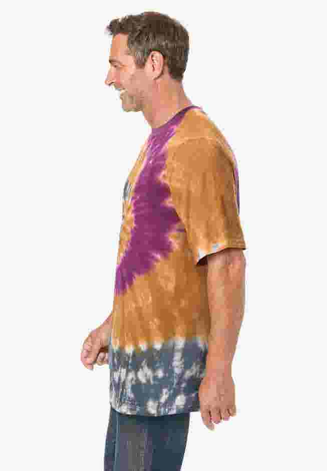 Lightweight Tie-Dye Crewneck Tee image number 2