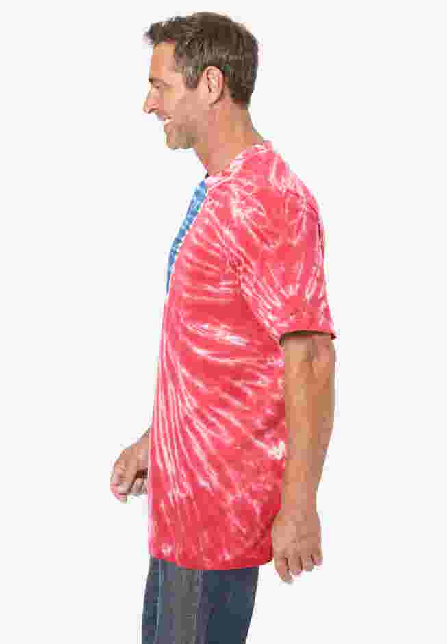 Lightweight Tie-Dye Crewneck Tee image number 2