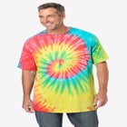 Lightweight Tie-Dye Crewneck Tee image number null