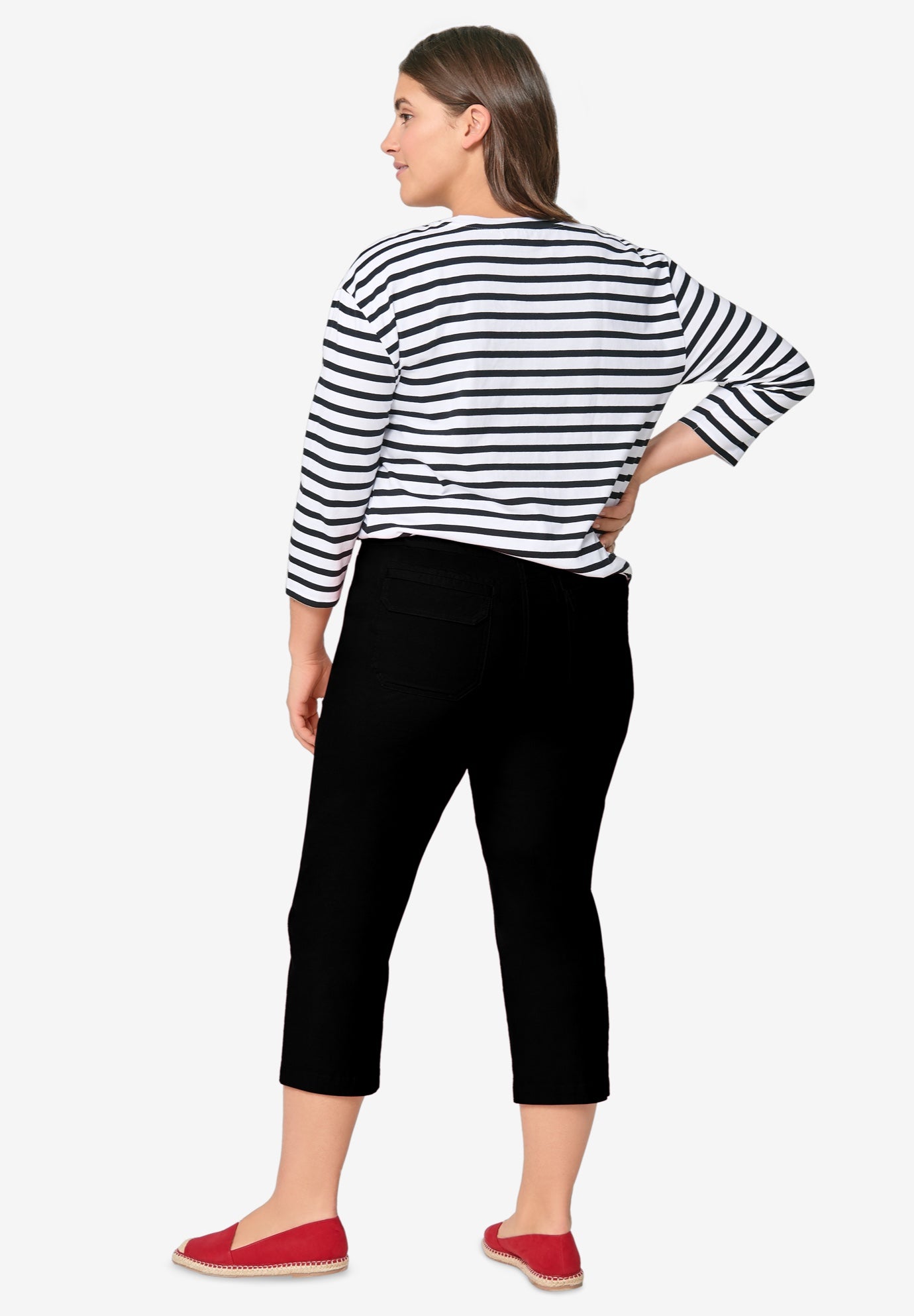 Seamed Capris image number 1