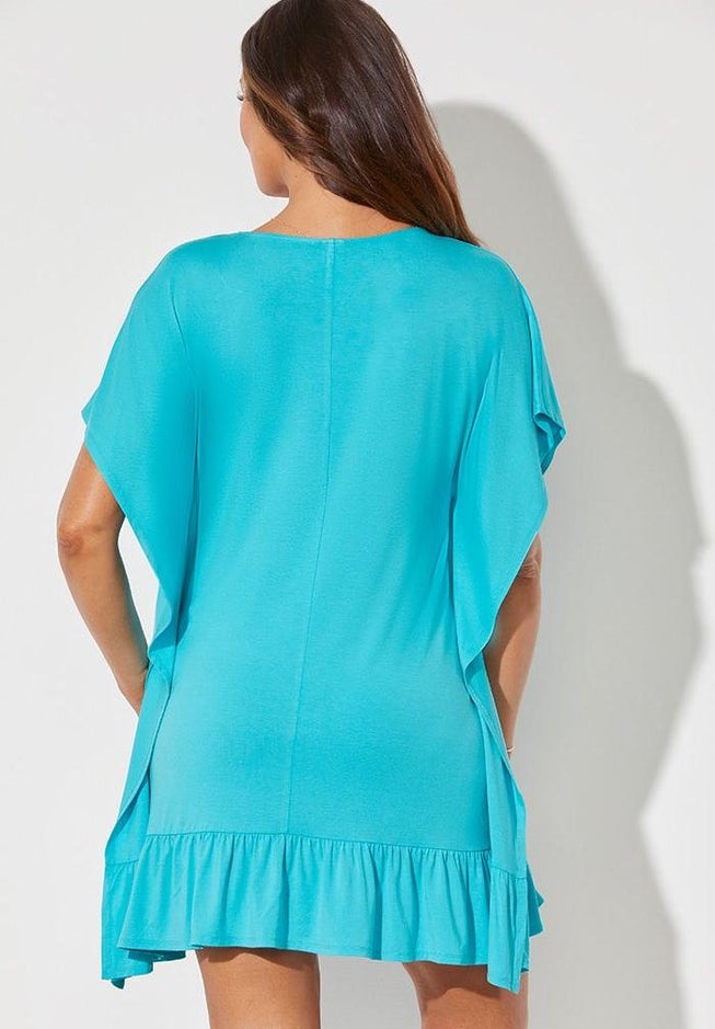 Vienna Ruffle Cover Up Tunic image number null