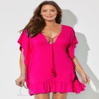 Vienna Ruffle Cover Up Tunic image number null