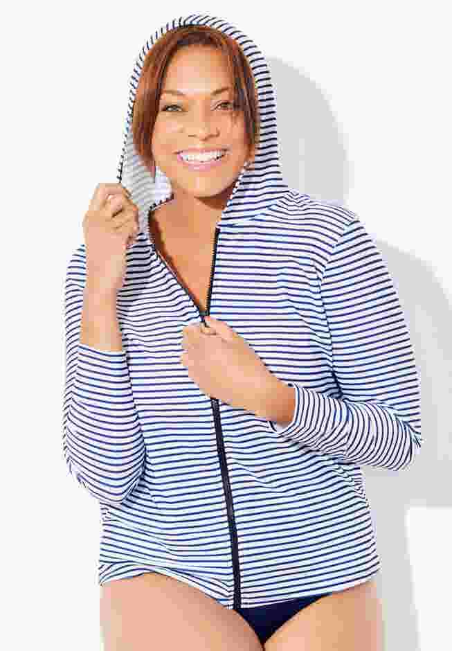 Chlorine Resistant Zip Hoodie image number 3