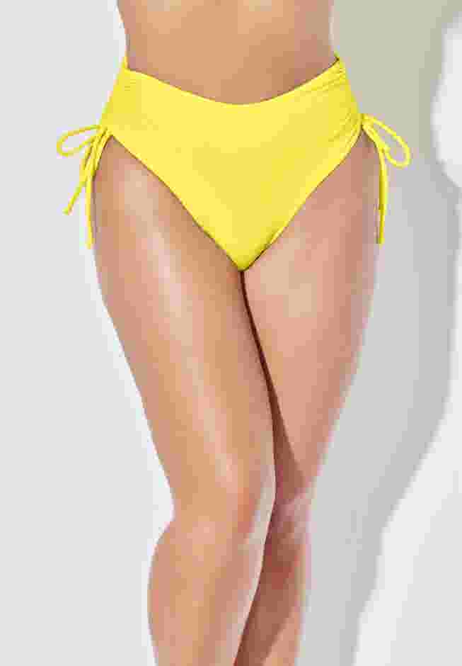 Virtuoso Ruched Side Tie Bikini Bottom image number 0