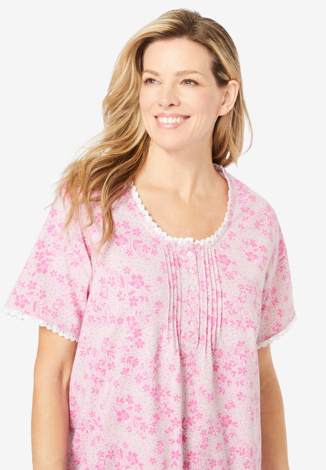 2-Piece Pintuck Tee and Capri Sleep Set image number 3