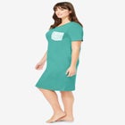 Printed Sleepshirt with Pocket image number null