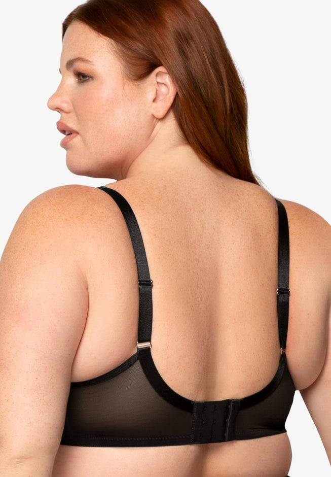 Sheer Mesh Plunge T-shirt Bra image number 2