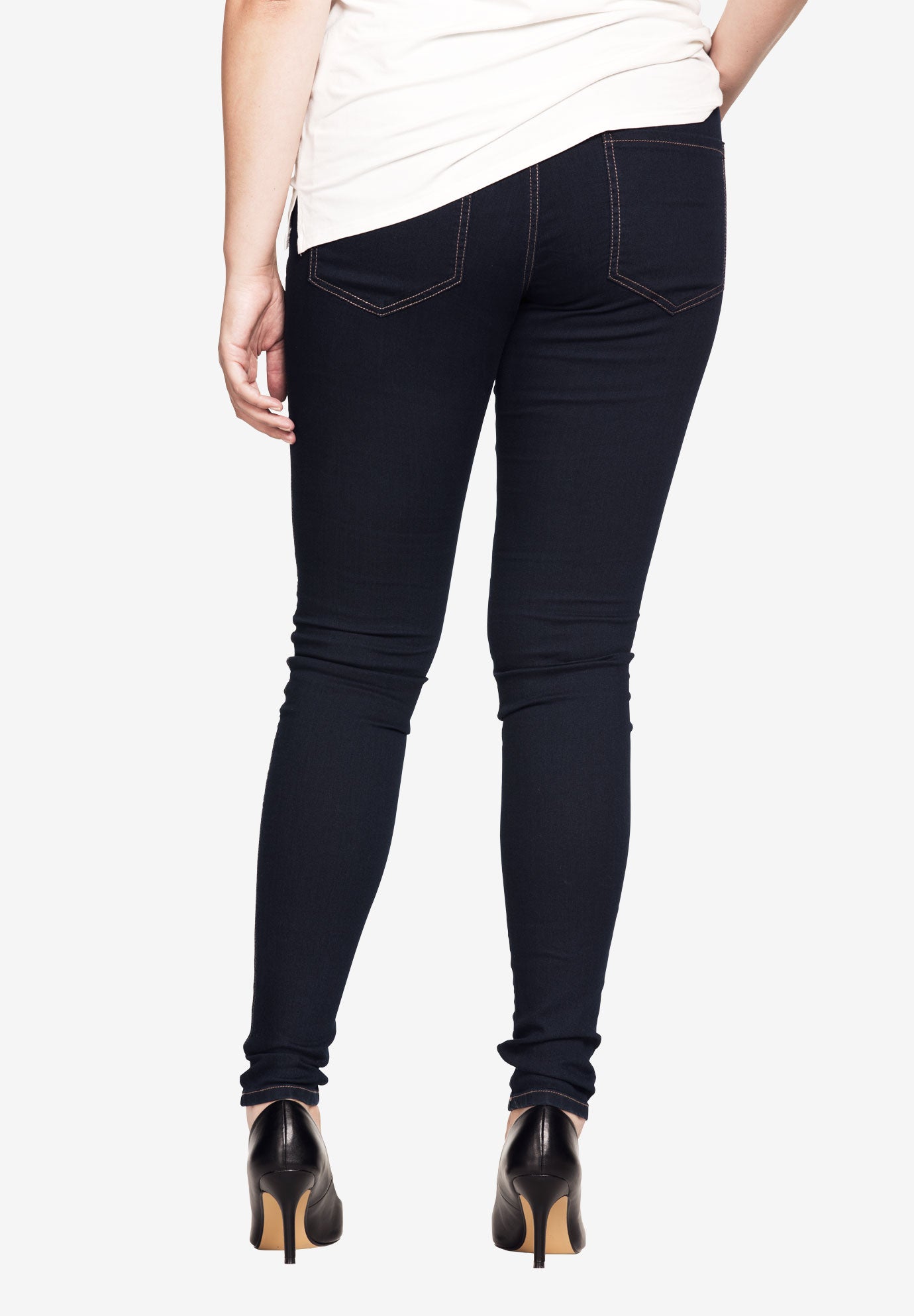 Mid-Rise 4-Pocket Stretch Jeggings image number 2