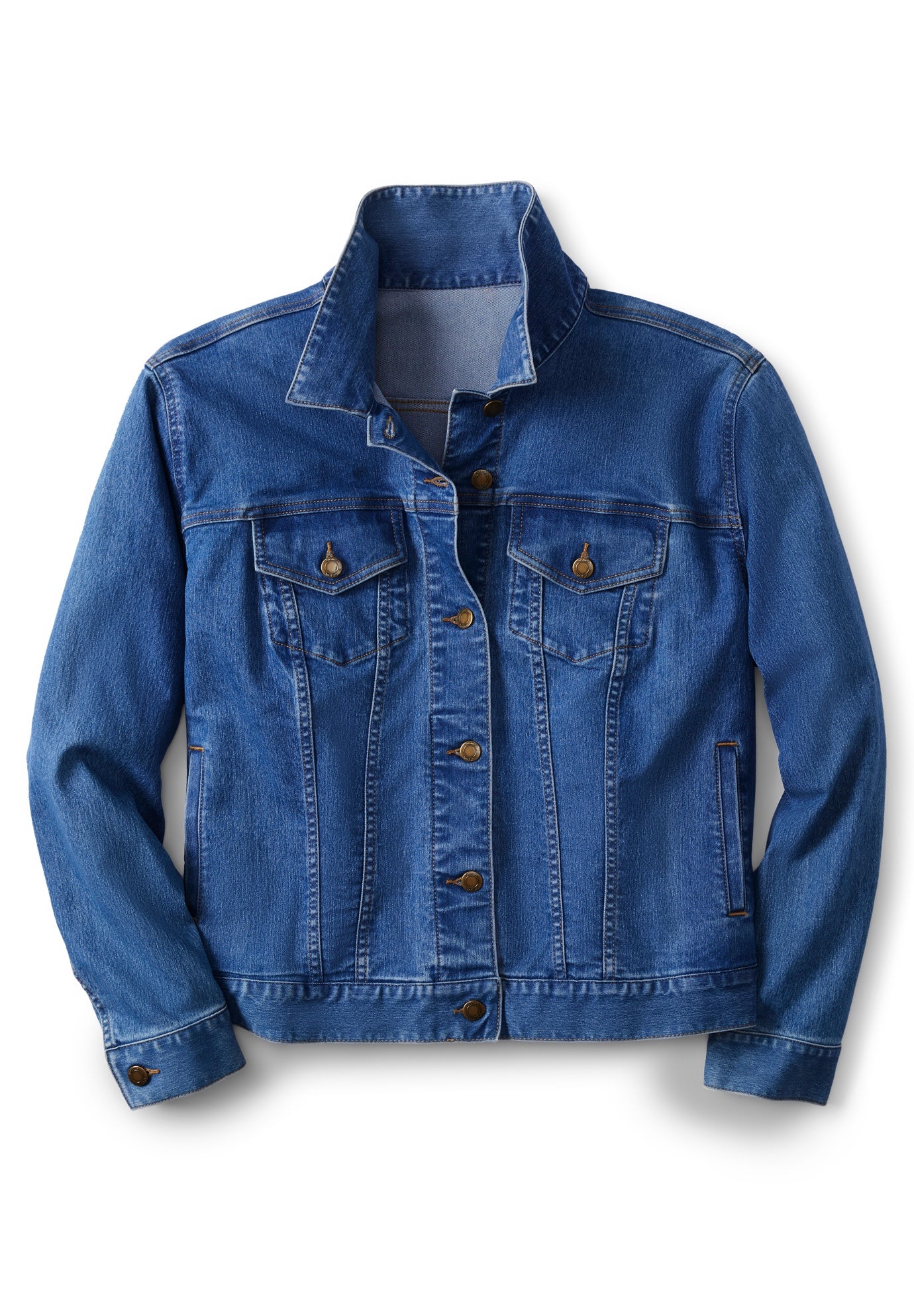 Stretch Denim Jean Jacket image number 1