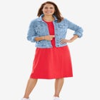 Stretch Denim Jean Jacket image number null