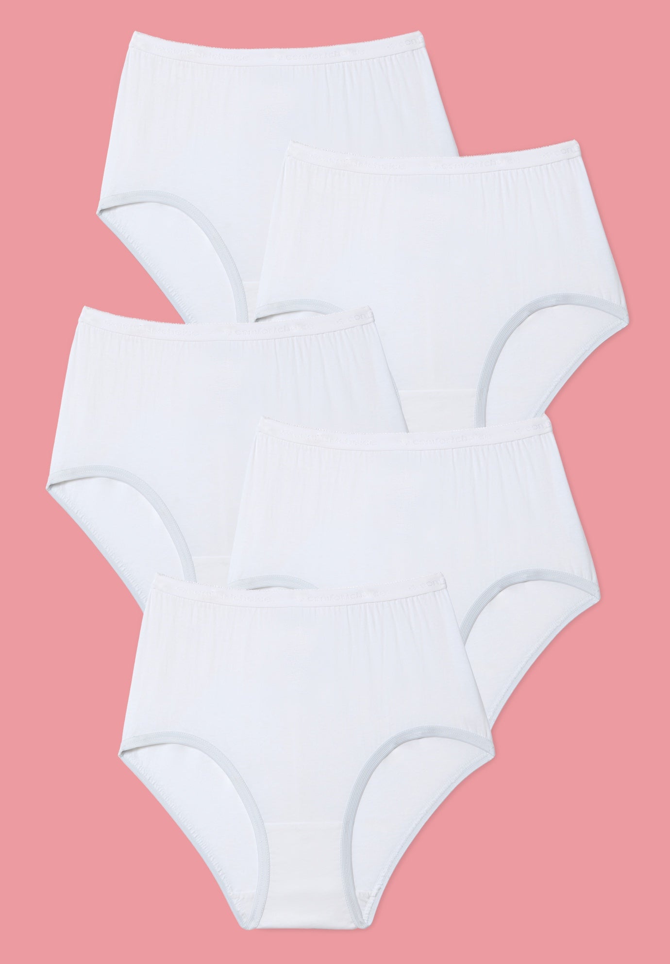 5-Pack Tag-free Full Coverage Cotton Brief image number 0