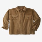 Long-Sleeve Corduroy Shirt image number null