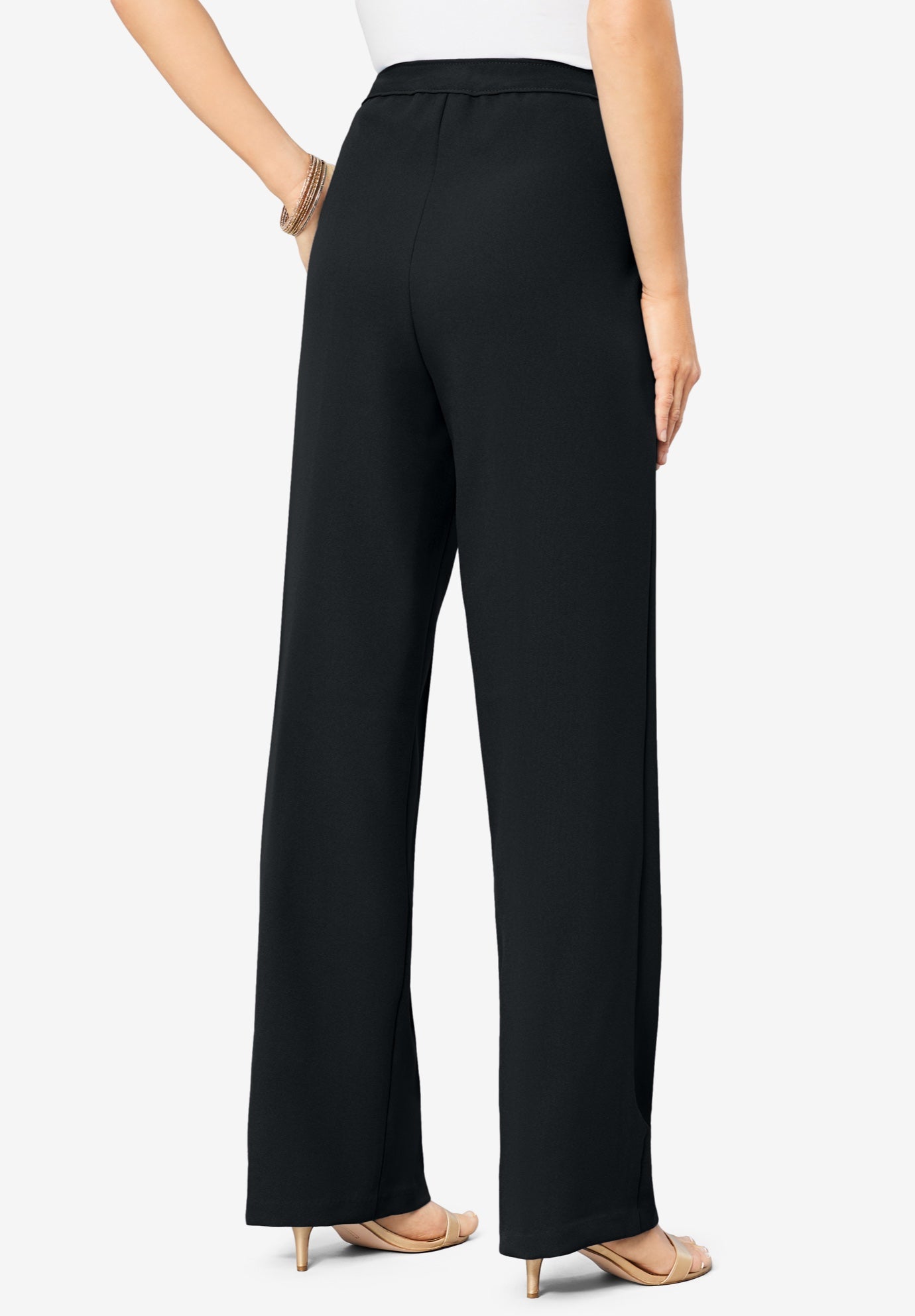 Plus Size Wide Leg Bend Over&reg; Pant image number 0