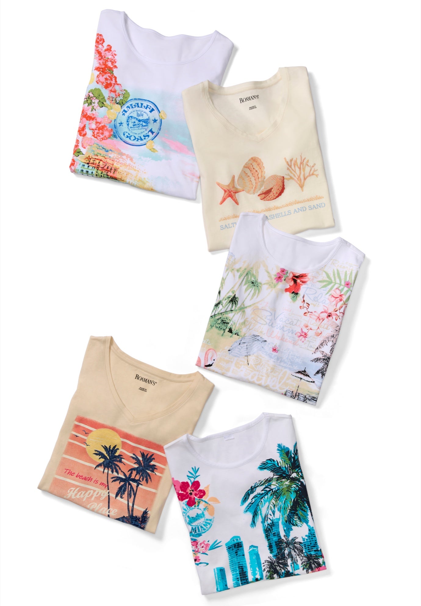 Plus Size Travel Graphic Tee image number 3
