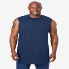 Shrink-Less Longer-Length Lightweight Muscle Pocket Tee image number null