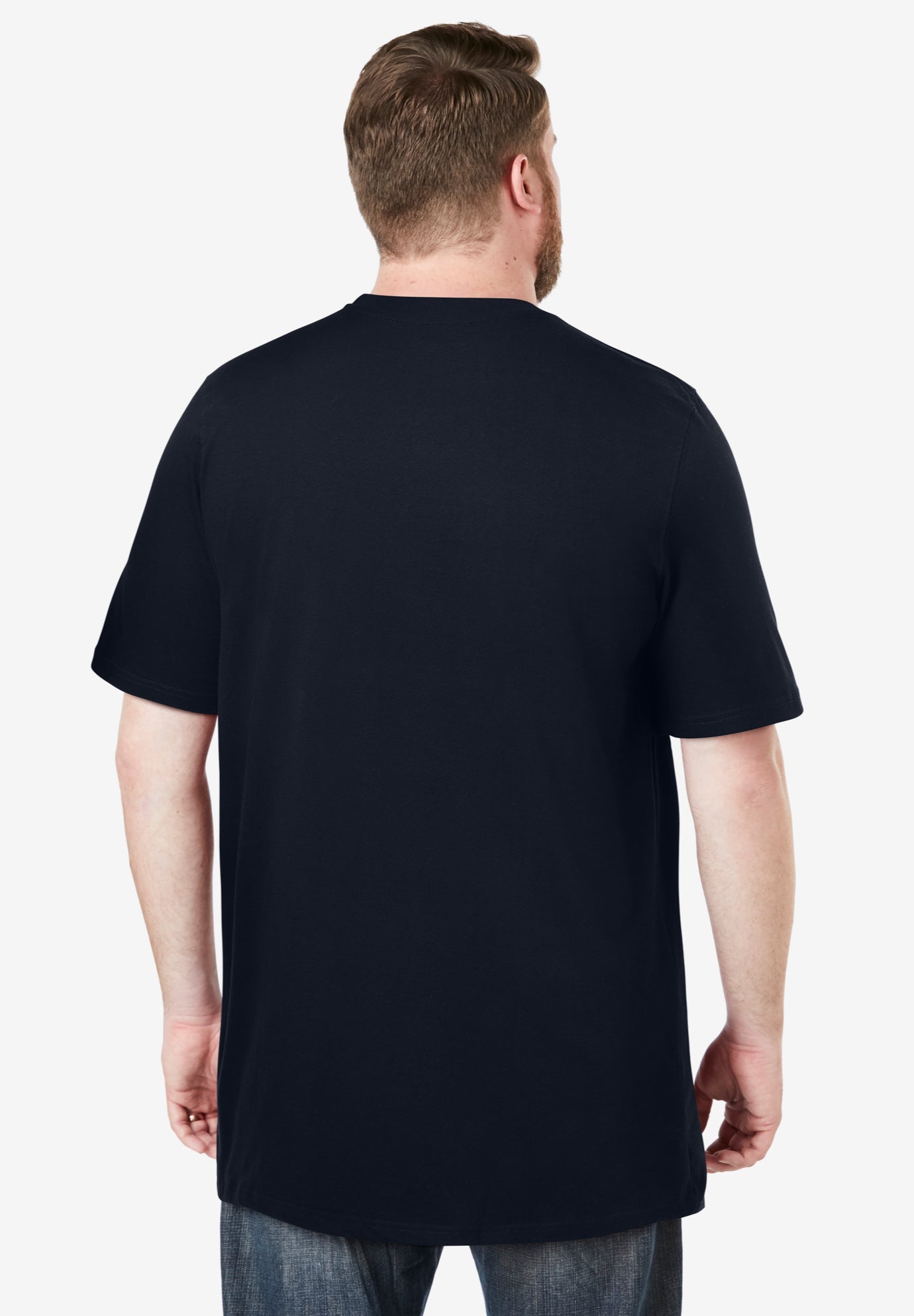 Heavyweight Longer-Length Pocket Crewneck T-Shirt image number 1
