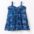 Two-Piece Flyaway Swim Dress image number null