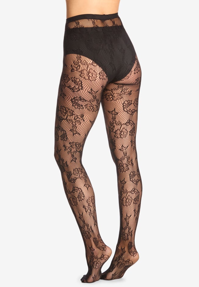 Textured Pattern Tights image number 5